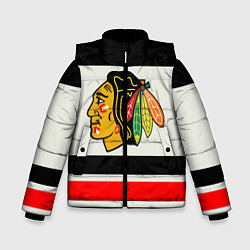 Куртка зимняя для мальчика Chicago Blackhawks, цвет: 3D-красный