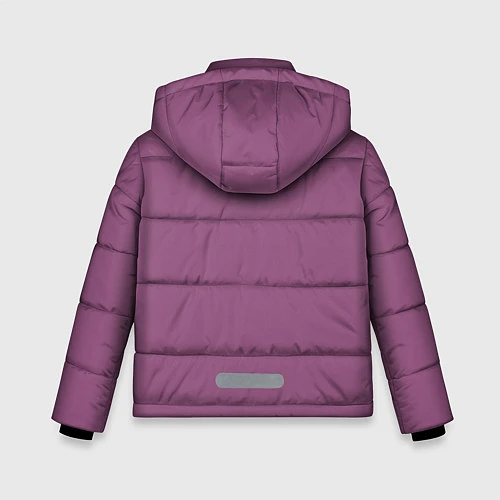 Зимняя куртка для мальчика Пластилиновый смайл / 3D-Черный – фото 2