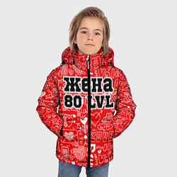 Куртка зимняя для мальчика Жена 80 lvl, цвет: 3D-красный — фото 2