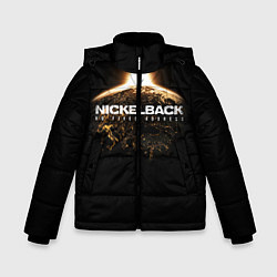 Куртка зимняя для мальчика Nickelback: No fixed address, цвет: 3D-черный