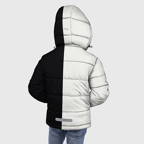 Зимняя куртка для мальчика Eminem: Black & White / 3D-Красный – фото 4