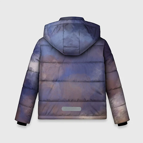 Зимняя куртка для мальчика Призрак в доспехах / 3D-Черный – фото 2