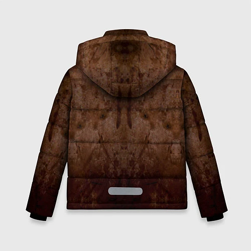 Зимняя куртка для мальчика Герб СССР / 3D-Черный – фото 2
