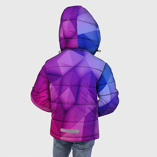 Зимняя куртка для мальчика Абстракция / 3D-Красный – фото 4