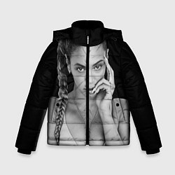Куртка зимняя для мальчика Beyonce Eyes, цвет: 3D-черный