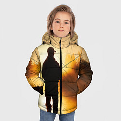 Куртка зимняя для мальчика Вечерний рыбак, цвет: 3D-черный — фото 2