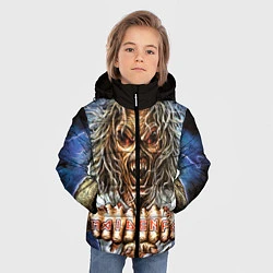 Куртка зимняя для мальчика Iron Maiden: Maidenfc, цвет: 3D-черный — фото 2