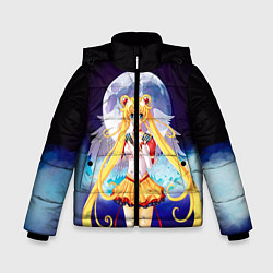 Куртка зимняя для мальчика Сейлор Мун, цвет: 3D-черный