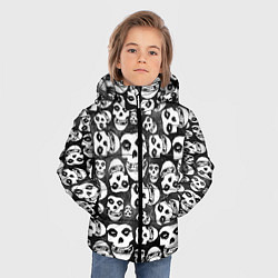 Куртка зимняя для мальчика Misfits Pattern, цвет: 3D-черный — фото 2