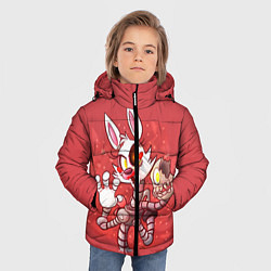 Куртка зимняя для мальчика Death Mangle, цвет: 3D-черный — фото 2