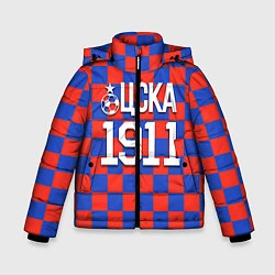 Куртка зимняя для мальчика ЦСКА 1911, цвет: 3D-красный