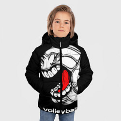 Куртка зимняя для мальчика Волейбол 25, цвет: 3D-черный — фото 2