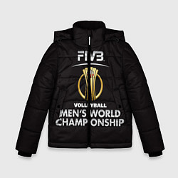 Куртка зимняя для мальчика Волейбол 93, цвет: 3D-черный