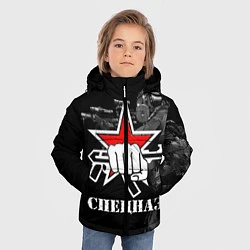 Куртка зимняя для мальчика Спецназ 16, цвет: 3D-черный — фото 2