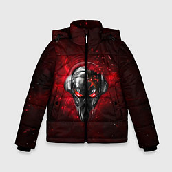 Куртка зимняя для мальчика Pirate Station: Blood Face, цвет: 3D-светло-серый
