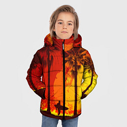 Куртка зимняя для мальчика Summer Surf, цвет: 3D-светло-серый — фото 2