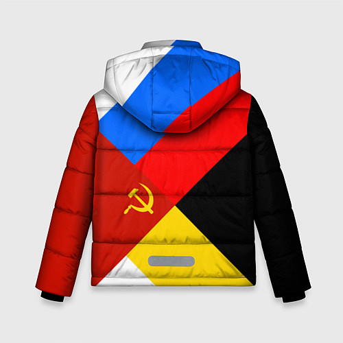 Зимняя куртка для мальчика Вечная Россия / 3D-Черный – фото 2