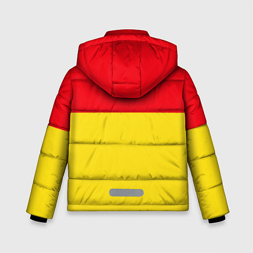 Зимняя куртка для мальчика Сборная Испании: Евро 2016 / 3D-Черный – фото 2