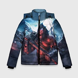 Куртка зимняя для мальчика Axe, цвет: 3D-черный