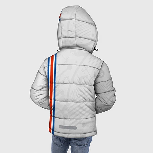 Зимняя куртка для мальчика Сборная Исландии по футболу / 3D-Красный – фото 4