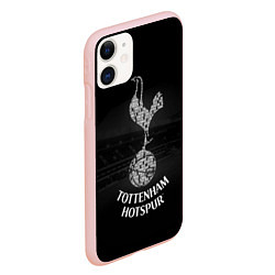 Чехол iPhone 11 матовый Tottenham Hotspur, цвет: 3D-светло-розовый — фото 2