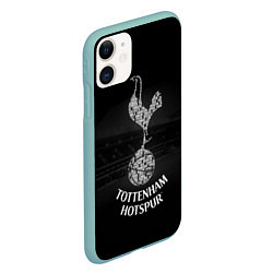 Чехол iPhone 11 матовый Tottenham Hotspur, цвет: 3D-мятный — фото 2
