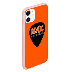 Чехол iPhone 11 матовый ACDC, цвет: 3D-светло-розовый — фото 2