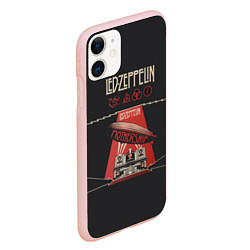 Чехол iPhone 11 матовый Led Zeppelin: Mothership, цвет: 3D-светло-розовый — фото 2