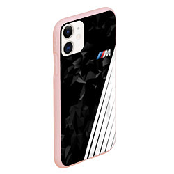Чехол iPhone 11 матовый BMW 2018 M Sport, цвет: 3D-светло-розовый — фото 2