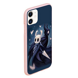 Чехол iPhone 11 матовый Hollow Knight, цвет: 3D-светло-розовый — фото 2