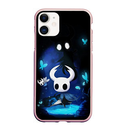 Чехол iPhone 11 матовый Hollow Knight, цвет: 3D-светло-розовый