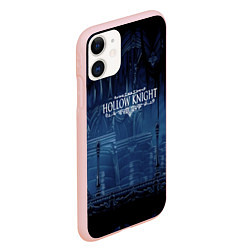 Чехол iPhone 11 матовый Hollow Knight: Darkness, цвет: 3D-светло-розовый — фото 2