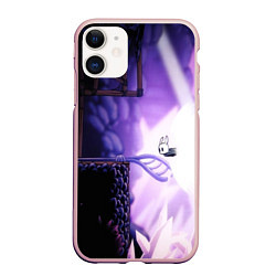 Чехол iPhone 11 матовый HOLLOW KNIGHT, цвет: 3D-светло-розовый