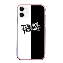 Чехол iPhone 11 матовый My Chemical Romance, цвет: 3D-светло-розовый