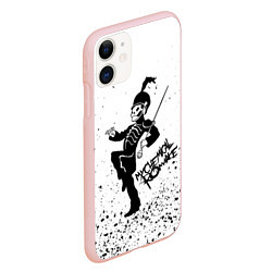 Чехол iPhone 11 матовый My Chemical Romance, цвет: 3D-светло-розовый — фото 2