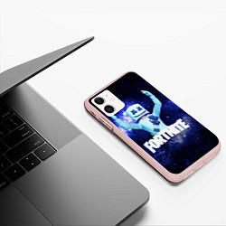 Чехол iPhone 11 матовый Marshmello, цвет: 3D-светло-розовый — фото 2
