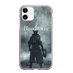 Чехол iPhone 11 матовый Bloodborne, цвет: 3D-светло-розовый