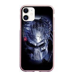 Чехол iPhone 11 матовый PREDATOR, цвет: 3D-светло-розовый