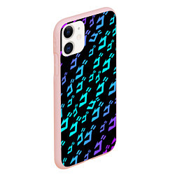Чехол iPhone 11 матовый JOJOS BIZARRE ADVENTURE, цвет: 3D-светло-розовый — фото 2