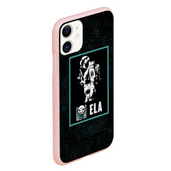 Чехол iPhone 11 матовый Ela, цвет: 3D-светло-розовый — фото 2