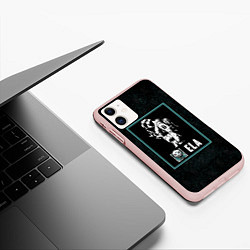 Чехол iPhone 11 матовый Ela, цвет: 3D-светло-розовый — фото 2
