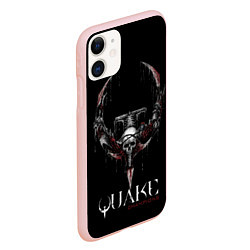 Чехол iPhone 11 матовый Quake Champions, цвет: 3D-светло-розовый — фото 2