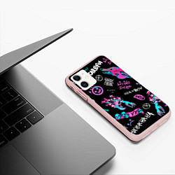 Чехол iPhone 11 матовый CS GO, цвет: 3D-светло-розовый — фото 2