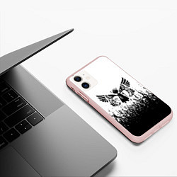 Чехол iPhone 11 матовый Placebo, цвет: 3D-светло-розовый — фото 2