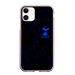 Чехол iPhone 11 матовый Tottenham, цвет: 3D-светло-розовый