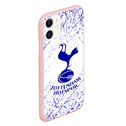 Чехол iPhone 11 матовый Tottenham, цвет: 3D-светло-розовый — фото 2