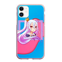 Чехол iPhone 11 матовый Sweet Shiro, цвет: 3D-светло-розовый