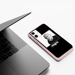 Чехол iPhone 11 матовый Ладно, цвет: 3D-светло-розовый — фото 2