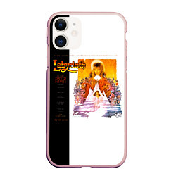 Чехол iPhone 11 матовый Labyrinth - David Bowie, цвет: 3D-светло-розовый
