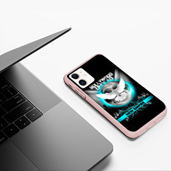 Чехол iPhone 11 матовый New Empire, Vol 1 - Hollywood Undead, цвет: 3D-светло-розовый — фото 2